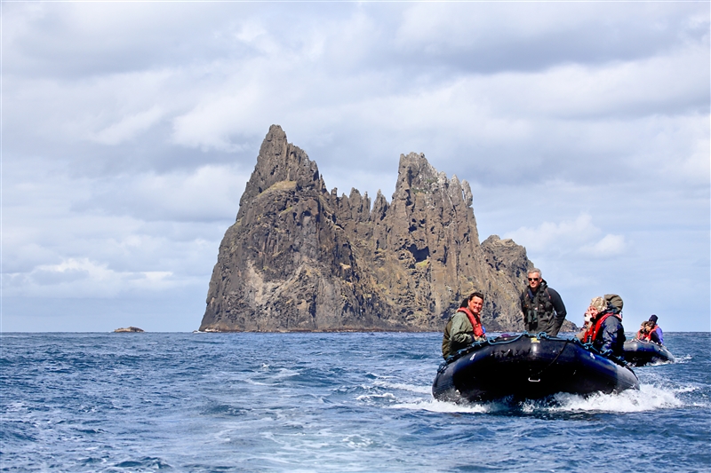 Chatham Islands 1305 Castle Rock - Zodiacs